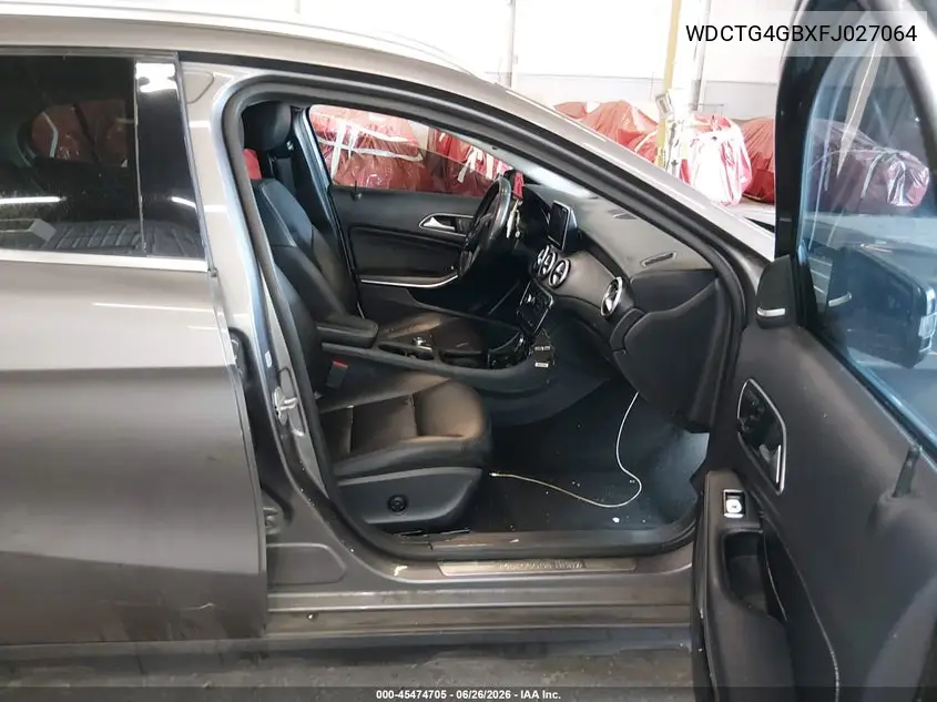 2015 Mercedes-Benz Gla 250 4Matic VIN: WDCTG4GBXFJ027064 Lot: 45474705