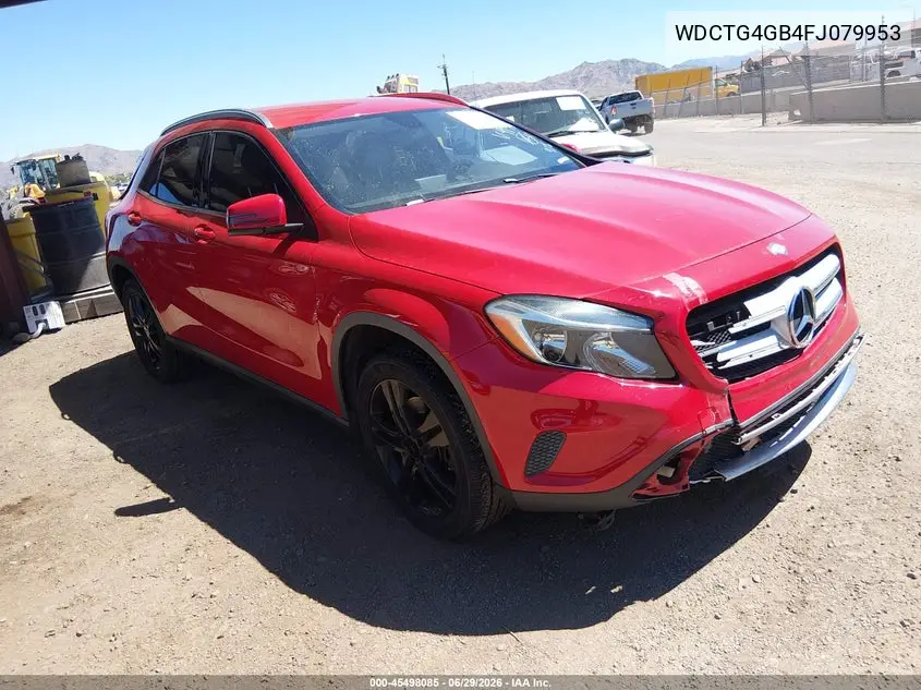 2015 Mercedes-Benz Gla 250 4Matic VIN: WDCTG4GB4FJ079953 Lot: 45498085