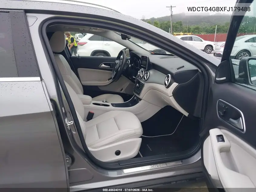 2015 Mercedes-Benz Gla 250 4Matic VIN: WDCTG4GBXFJ179488 Lot: 45524318