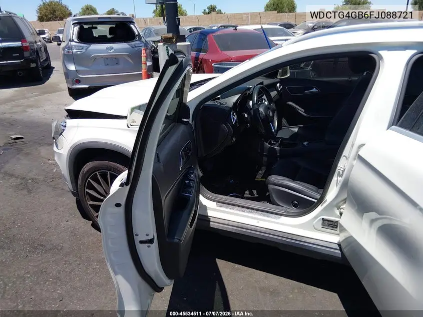 2015 Mercedes-Benz Gla 250 4Matic VIN: WDCTG4GB6FJ088721 Lot: 45534511