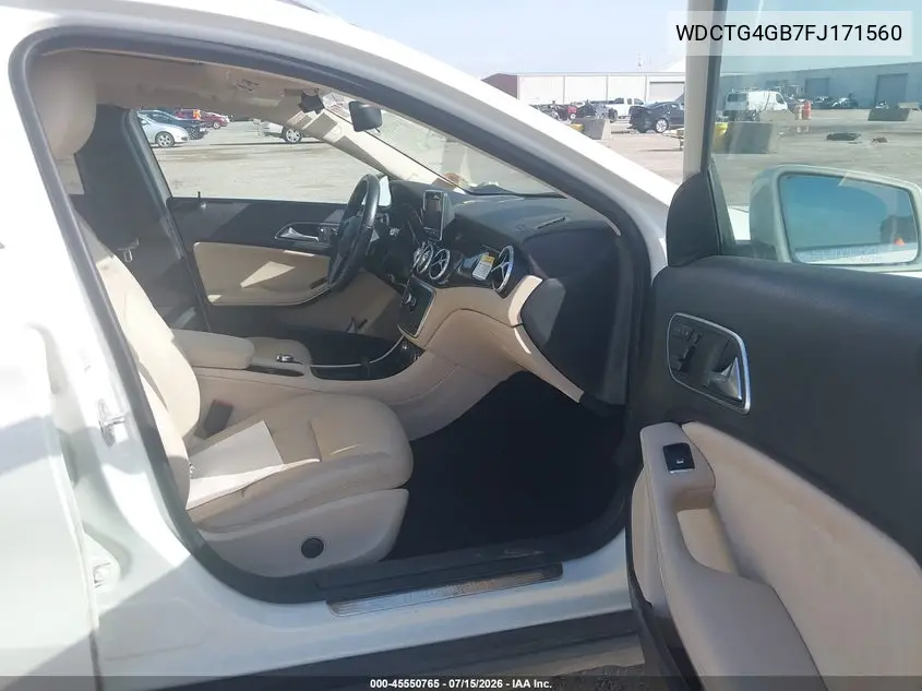2015 Mercedes-Benz Gla 250 4Matic VIN: WDCTG4GB7FJ171560 Lot: 45550765