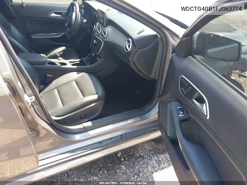 2015 Mercedes-Benz Gla 250 4Matic VIN: WDCTG4GB1FJ063774 Lot: 45573361