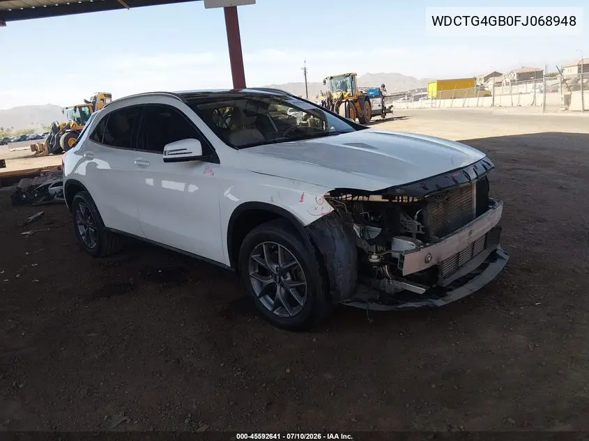 2015 Mercedes-Benz Gla 250 4Matic VIN: WDCTG4GB0FJ068948 Lot: 45592641