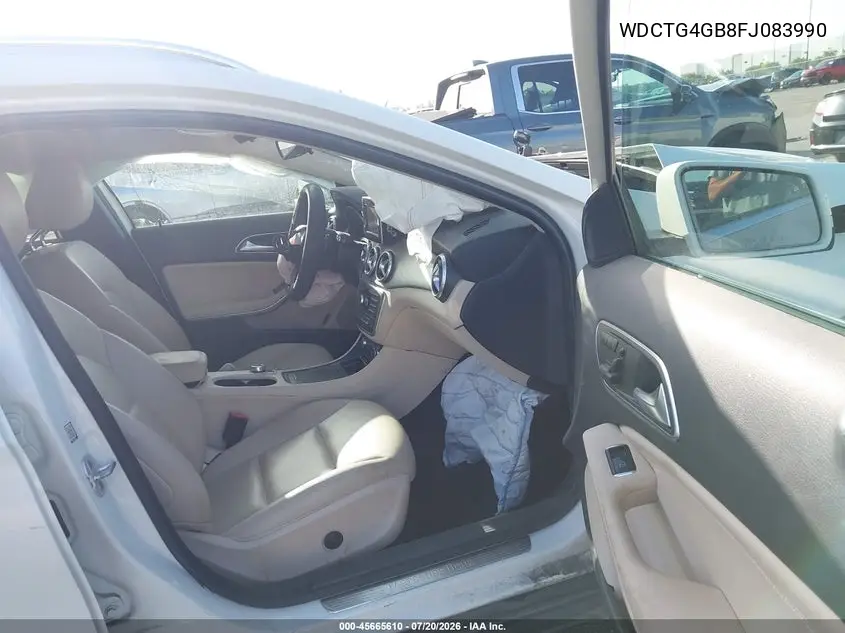 2015 Mercedes-Benz Gla 250 4Matic VIN: WDCTG4GB8FJ083990 Lot: 45665610