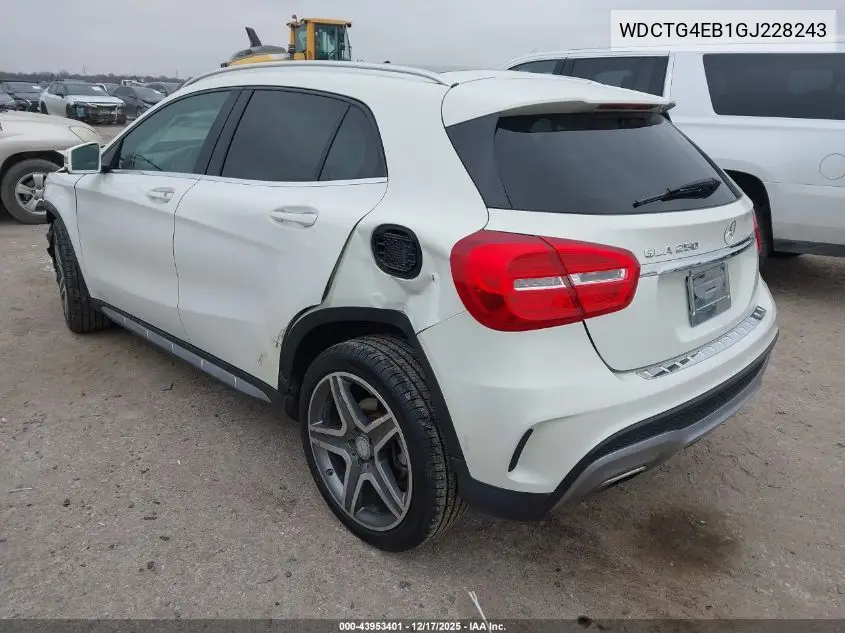 WDCTG4EB1GJ228243 2016 Mercedes-Benz Gla 250