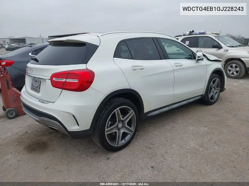 WDCTG4EB1GJ228243 2016 Mercedes-Benz Gla 250