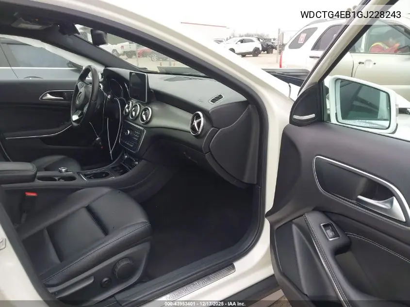WDCTG4EB1GJ228243 2016 Mercedes-Benz Gla 250