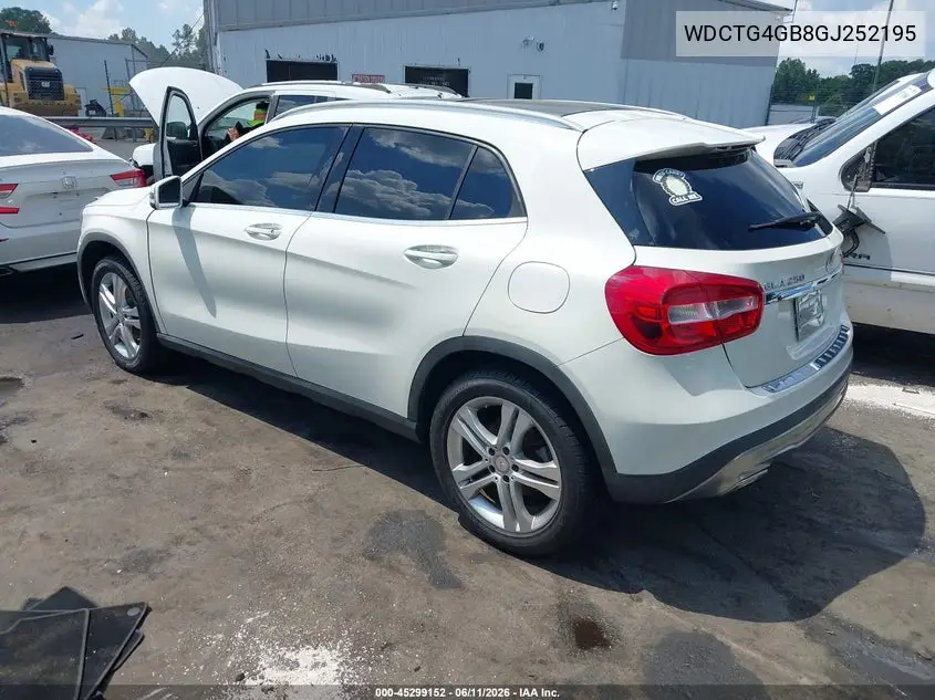 2016 Mercedes-Benz Gla 250 4Matic VIN: WDCTG4GB8GJ252195 Lot: 45299152