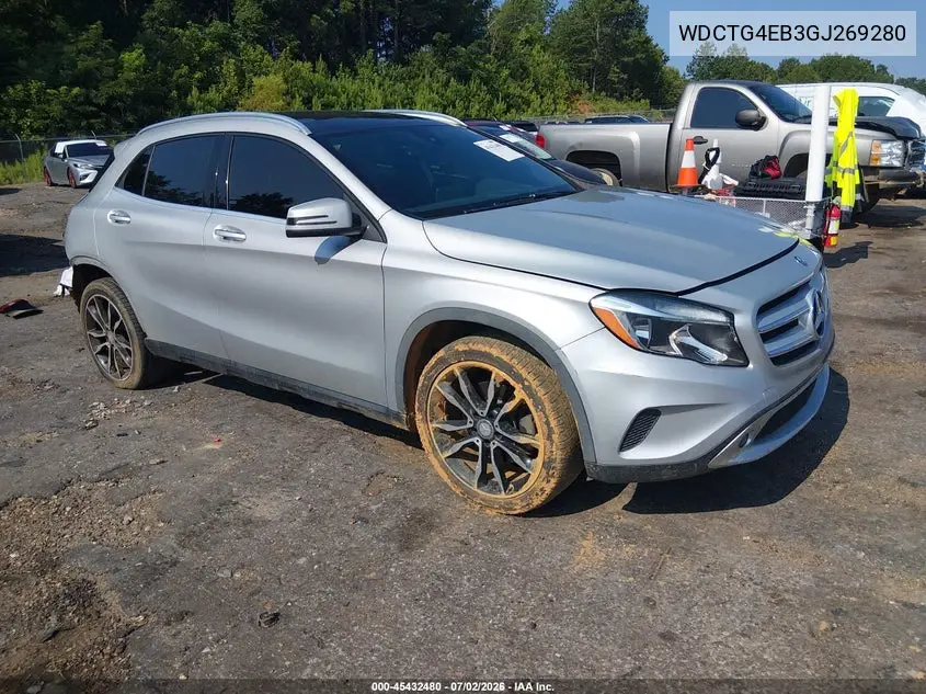 2016 Mercedes-Benz Gla 250 VIN: WDCTG4EB3GJ269280 Lot: 45432480