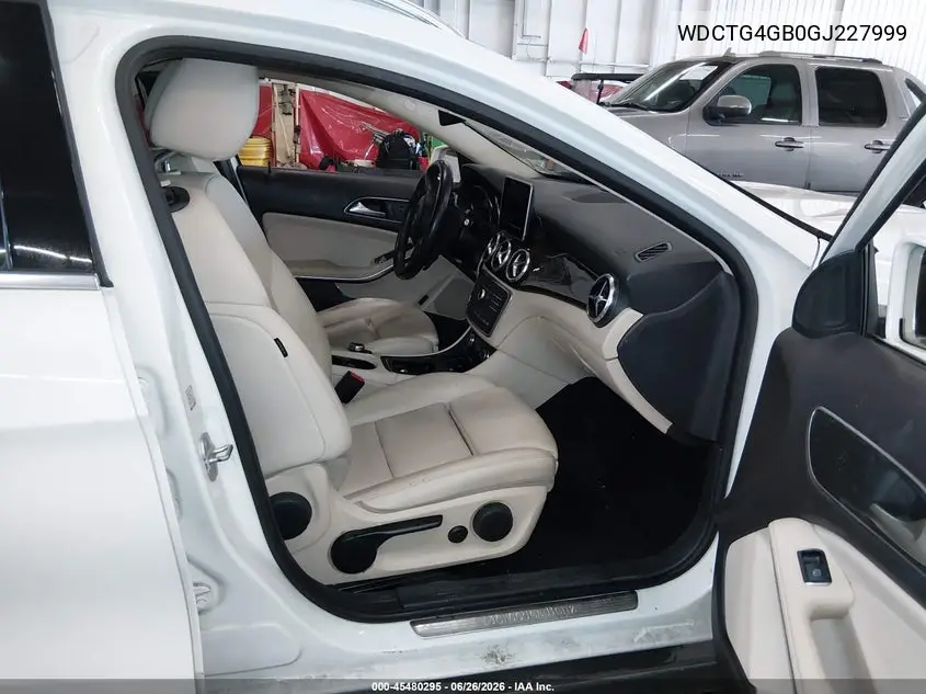 2016 Mercedes-Benz Gla 250 4Matic VIN: WDCTG4GB0GJ227999 Lot: 45480295