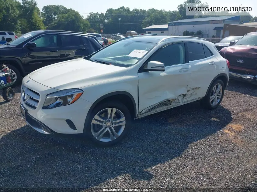 2016 Mercedes-Benz Gla 250 4Matic VIN: WDCTG4GB4GJ188530 Lot: 45498115