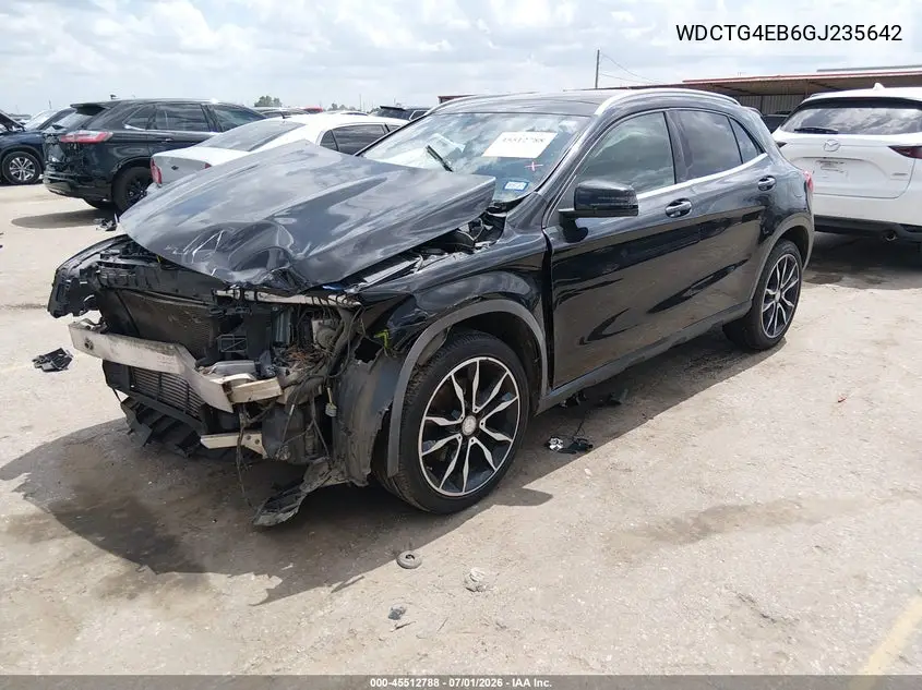 2016 Mercedes-Benz Gla 250 VIN: WDCTG4EB6GJ235642 Lot: 45512788