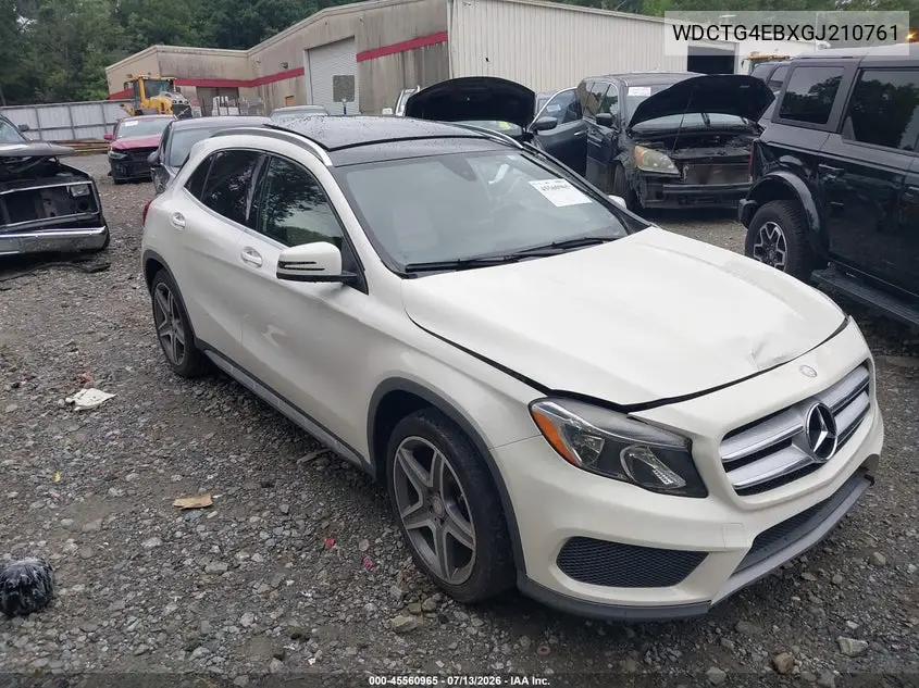 2016 Mercedes-Benz Gla 250 VIN: WDCTG4EBXGJ210761 Lot: 45560965