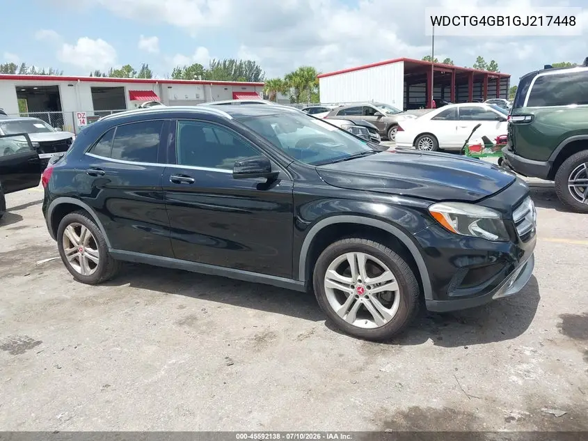 2016 Mercedes-Benz Gla 250 4Matic VIN: WDCTG4GB1GJ217448 Lot: 45592138
