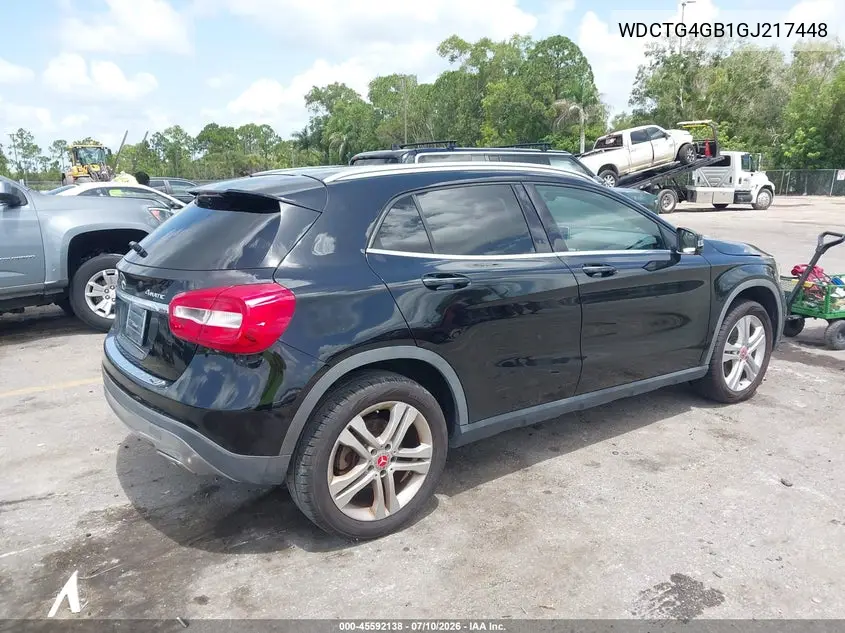 2016 Mercedes-Benz Gla 250 4Matic VIN: WDCTG4GB1GJ217448 Lot: 45592138