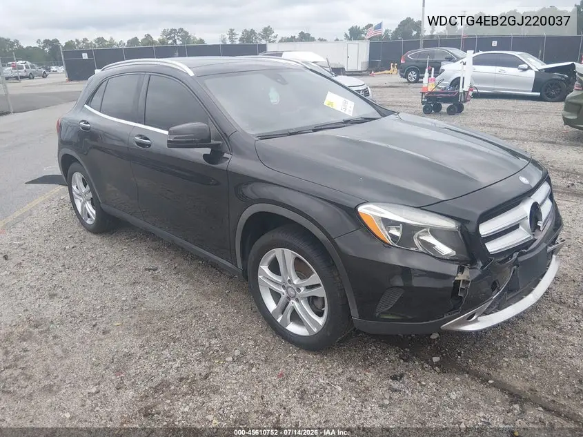WDCTG4EB2GJ220037 2016 Mercedes-Benz Gla 250
