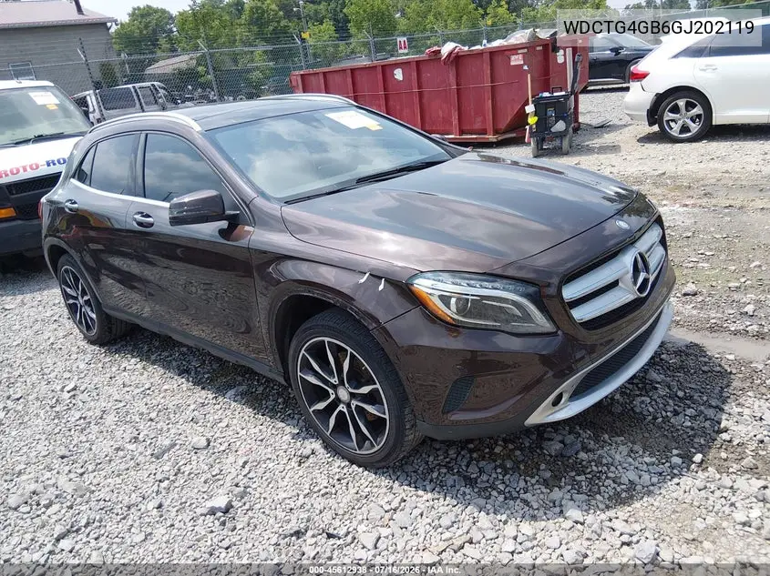 2016 Mercedes-Benz Gla 250 4Matic VIN: WDCTG4GB6GJ202119 Lot: 45612938
