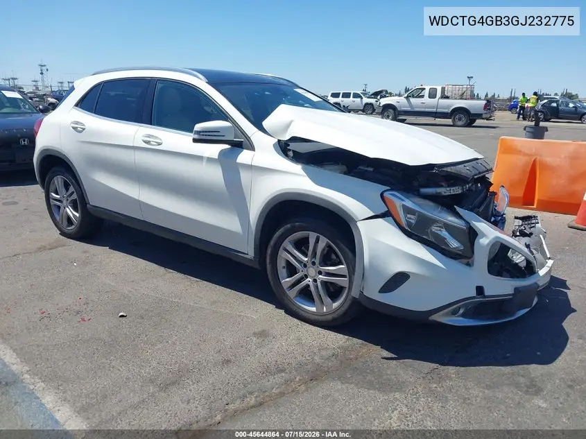 2016 Mercedes-Benz Gla 250 4Matic VIN: WDCTG4GB3GJ232775 Lot: 45644864