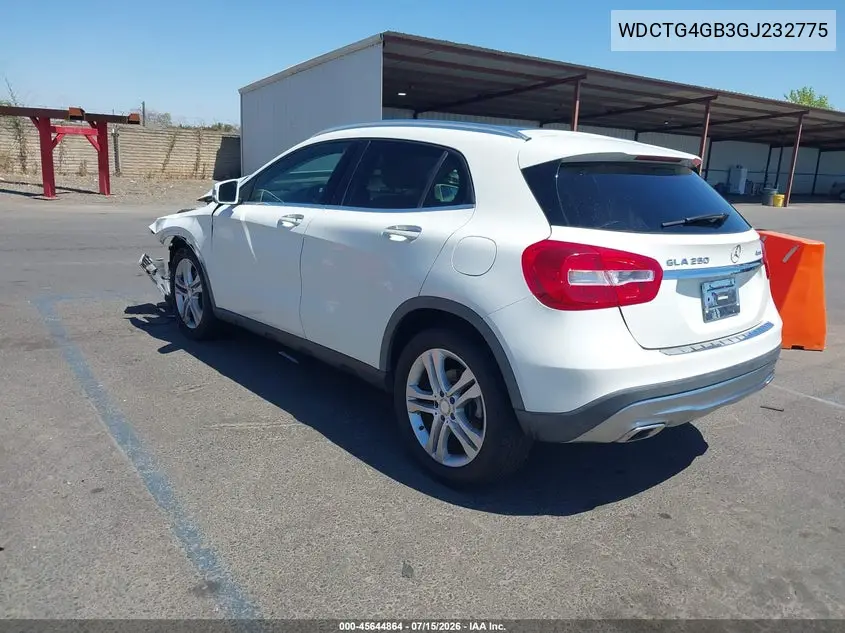 2016 Mercedes-Benz Gla 250 4Matic VIN: WDCTG4GB3GJ232775 Lot: 45644864