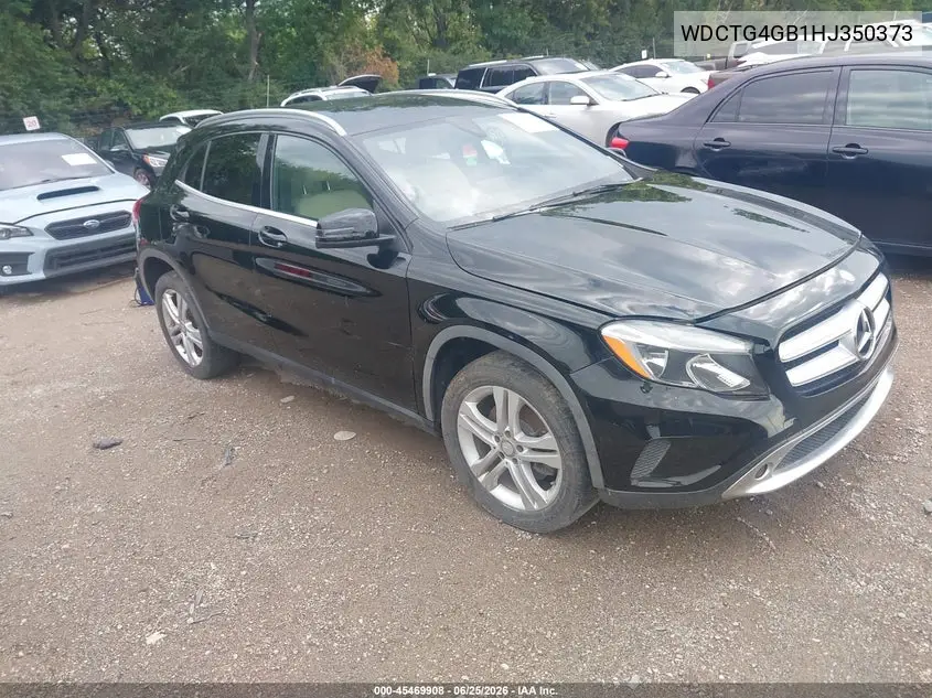 2017 Mercedes-Benz Gla 250 4Matic VIN: WDCTG4GB1HJ350373 Lot: 45469908