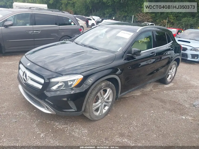 2017 Mercedes-Benz Gla 250 4Matic VIN: WDCTG4GB1HJ350373 Lot: 45469908