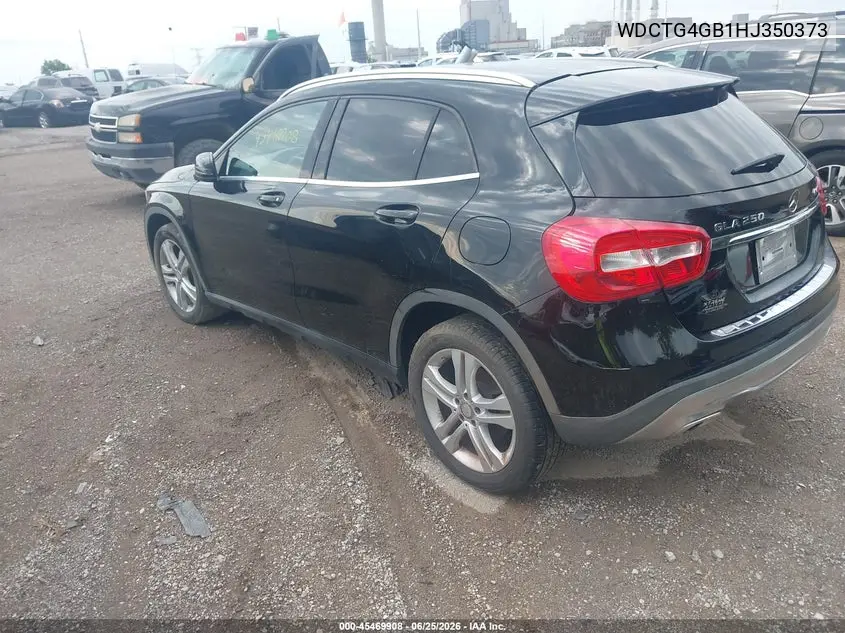2017 Mercedes-Benz Gla 250 4Matic VIN: WDCTG4GB1HJ350373 Lot: 45469908