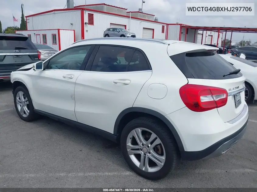 2017 Mercedes-Benz Gla 250 4Matic VIN: WDCTG4GBXHJ297706 Lot: 45474471