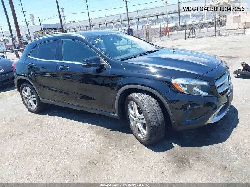 2017 Mercedes-Benz Gla 250 VIN: WDCTG4EB0HJ347256 Lot: 45477488