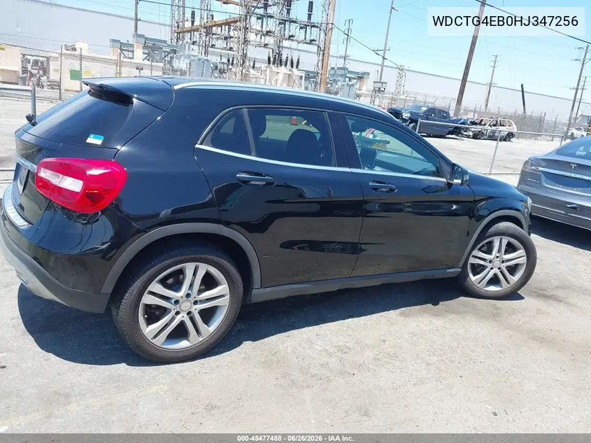2017 Mercedes-Benz Gla 250 VIN: WDCTG4EB0HJ347256 Lot: 45477488