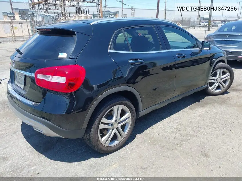 2017 Mercedes-Benz Gla 250 VIN: WDCTG4EB0HJ347256 Lot: 45477488
