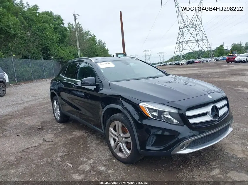 2017 Mercedes-Benz Gla 250 4Matic VIN: WDCTG4GB4HJ298222 Lot: 45577048