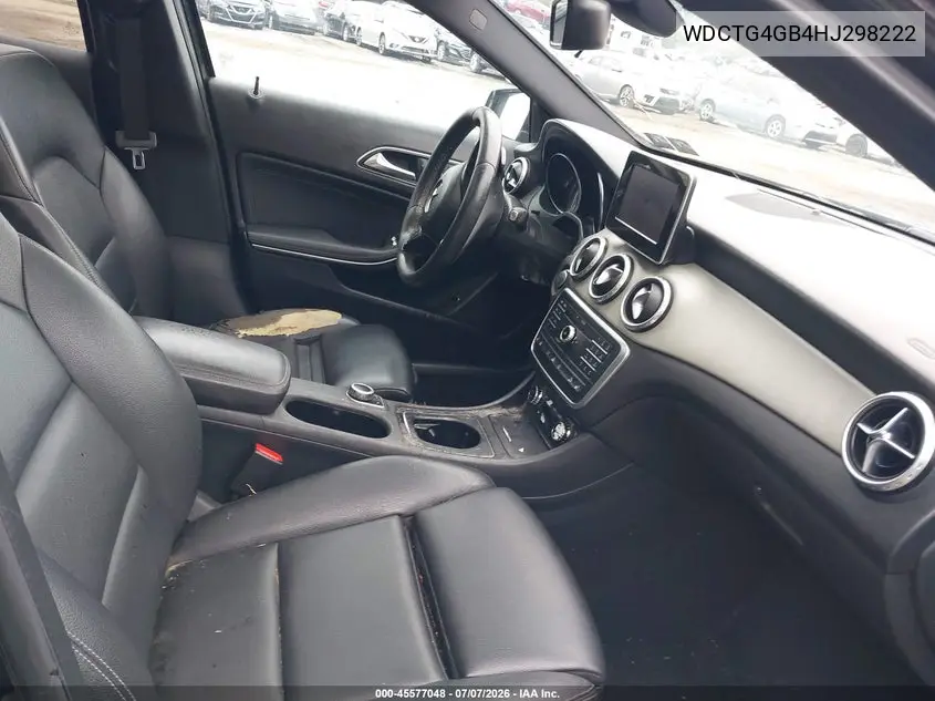 2017 Mercedes-Benz Gla 250 4Matic VIN: WDCTG4GB4HJ298222 Lot: 45577048
