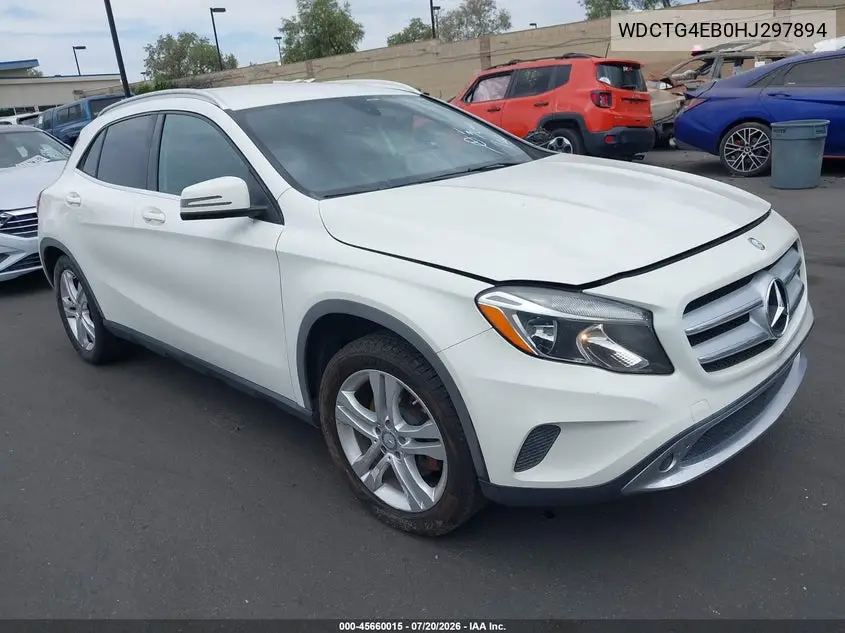 2017 Mercedes-Benz Gla 250 VIN: WDCTG4EB0HJ297894 Lot: 45660015