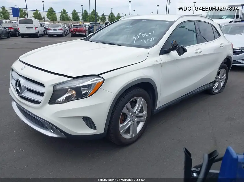 2017 Mercedes-Benz Gla 250 VIN: WDCTG4EB0HJ297894 Lot: 45660015
