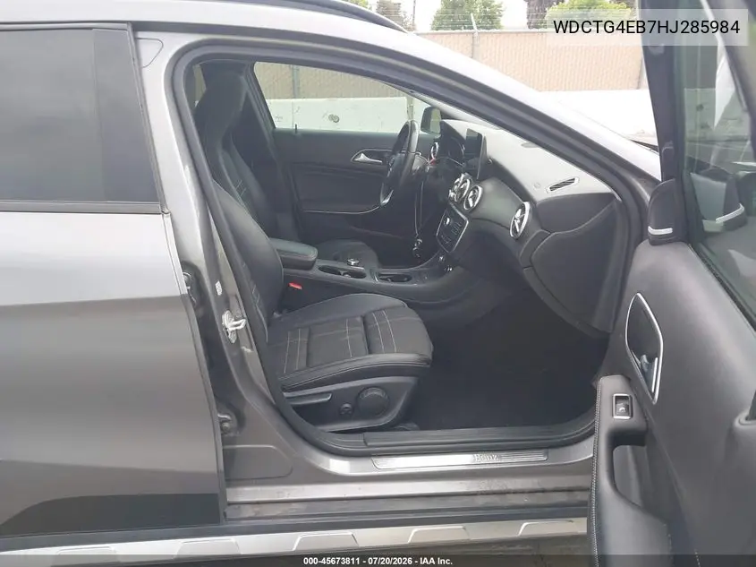 2017 Mercedes-Benz Gla 250 VIN: WDCTG4EB7HJ285984 Lot: 45673811
