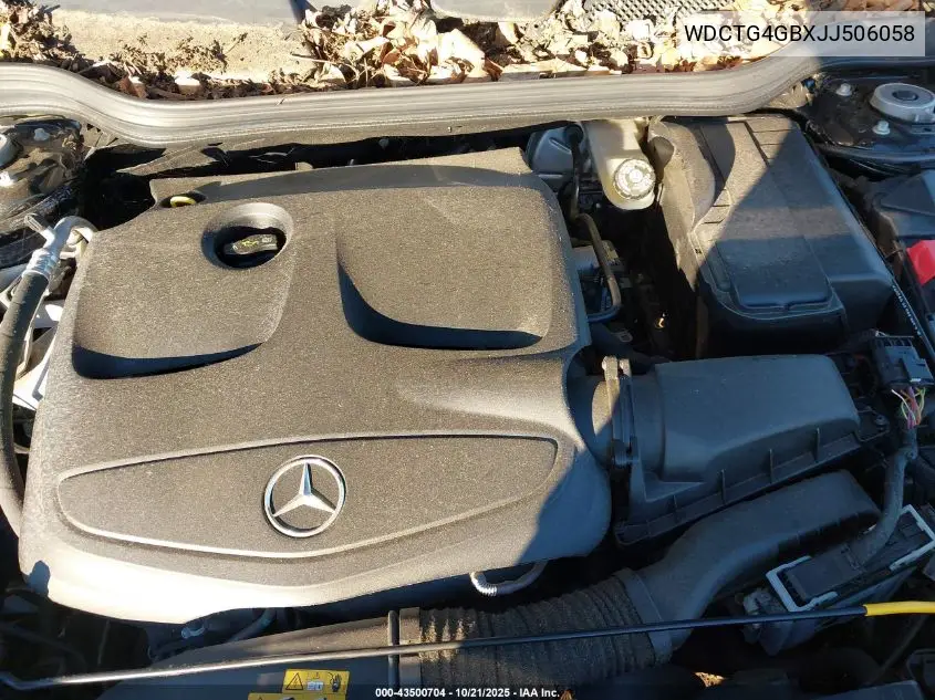 WDCTG4GBXJJ506058 2018 Mercedes-Benz Gla 250 4Matic