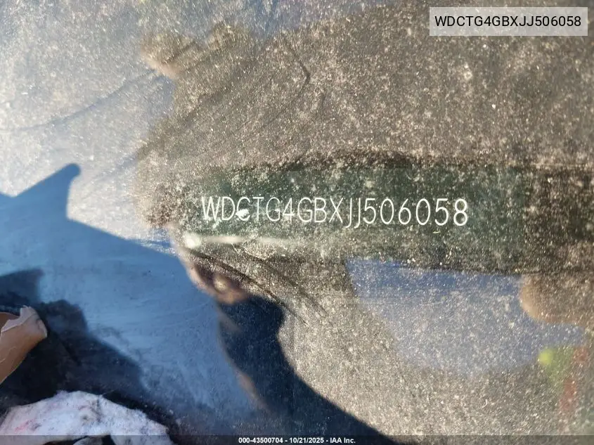 WDCTG4GBXJJ506058 2018 Mercedes-Benz Gla 250 4Matic