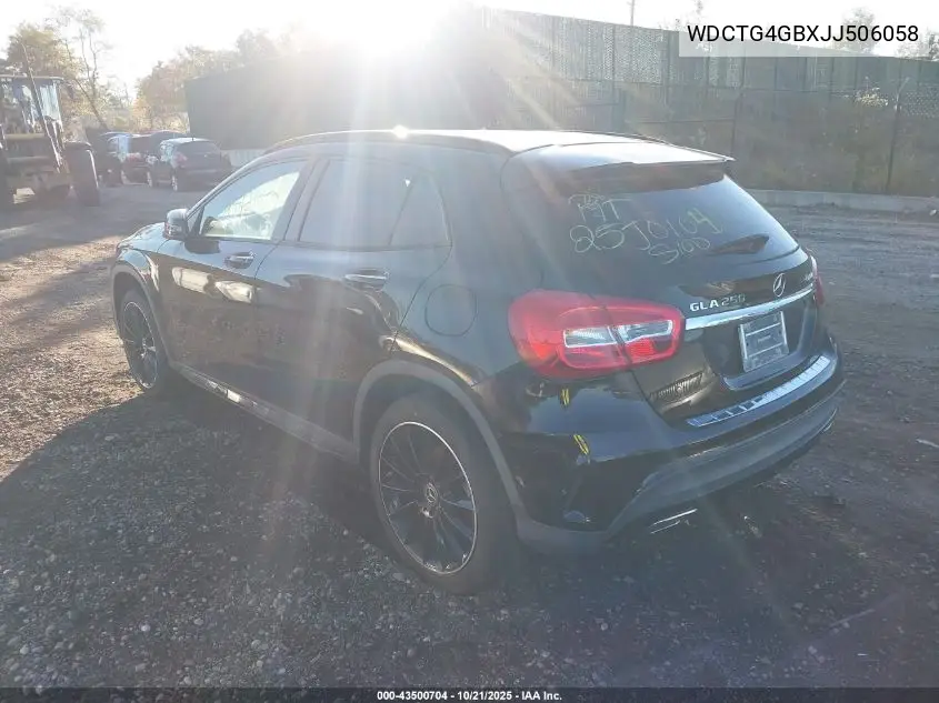 WDCTG4GBXJJ506058 2018 Mercedes-Benz Gla 250 4Matic