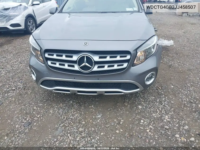 2018 Mercedes-Benz Gla 250 4Matic VIN: WDCTG4GB2JJ458507 Lot: 45339025