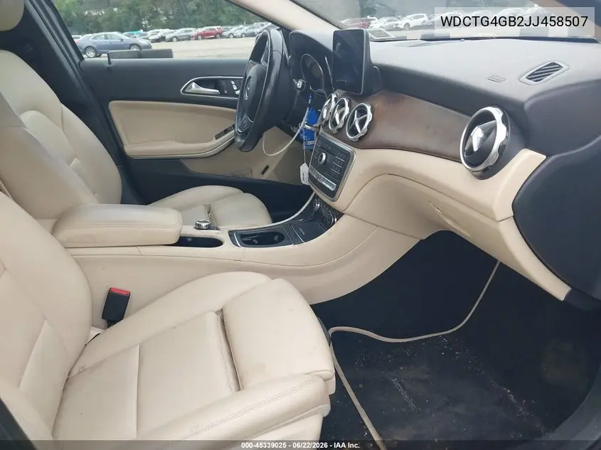 2018 Mercedes-Benz Gla 250 4Matic VIN: WDCTG4GB2JJ458507 Lot: 45339025