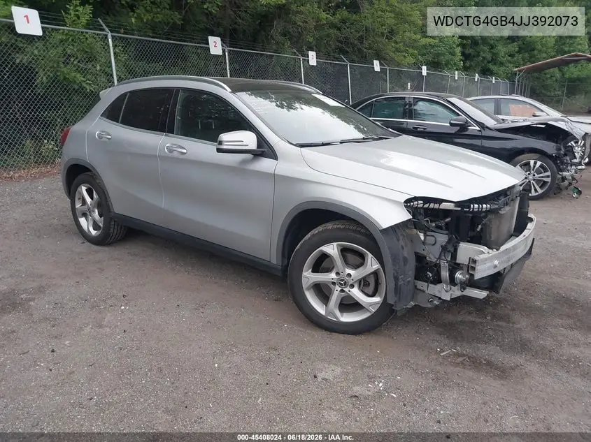 2018 Mercedes-Benz Gla 250 4Matic VIN: WDCTG4GB4JJ392073 Lot: 45408024