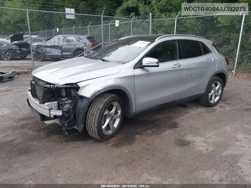 2018 Mercedes-Benz Gla 250 4Matic VIN: WDCTG4GB4JJ392073 Lot: 45408024