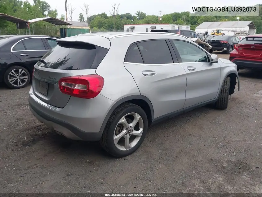 2018 Mercedes-Benz Gla 250 4Matic VIN: WDCTG4GB4JJ392073 Lot: 45408024