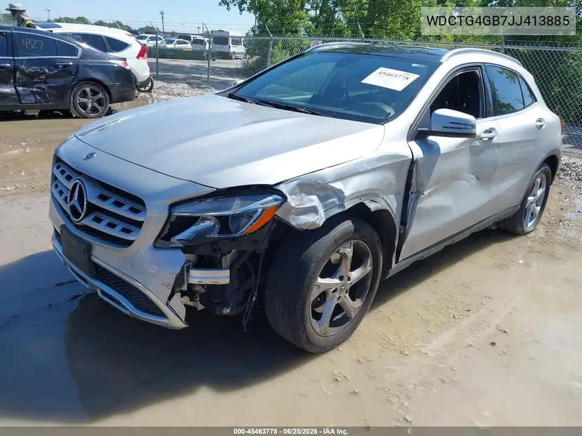 2018 Mercedes-Benz Gla 250 4Matic VIN: WDCTG4GB7JJ413885 Lot: 45463778