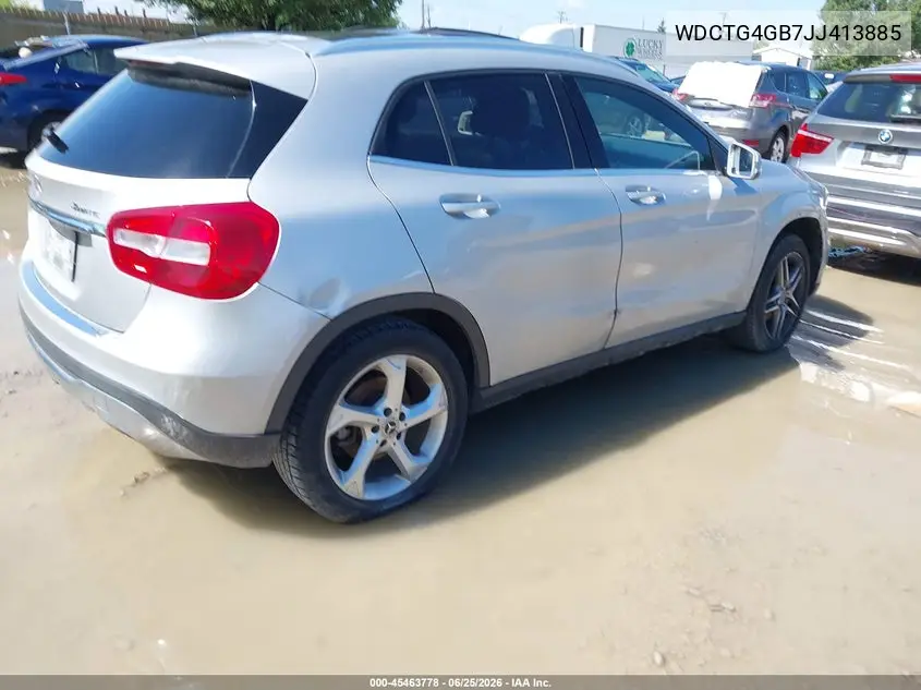 2018 Mercedes-Benz Gla 250 4Matic VIN: WDCTG4GB7JJ413885 Lot: 45463778