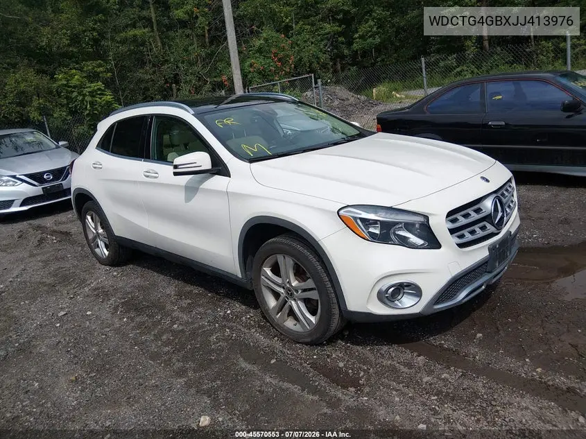 2018 Mercedes-Benz Gla 250 4Matic VIN: WDCTG4GBXJJ413976 Lot: 45570553