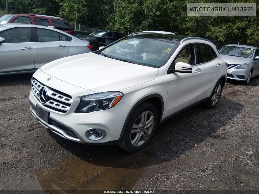 2018 Mercedes-Benz Gla 250 4Matic VIN: WDCTG4GBXJJ413976 Lot: 45570553