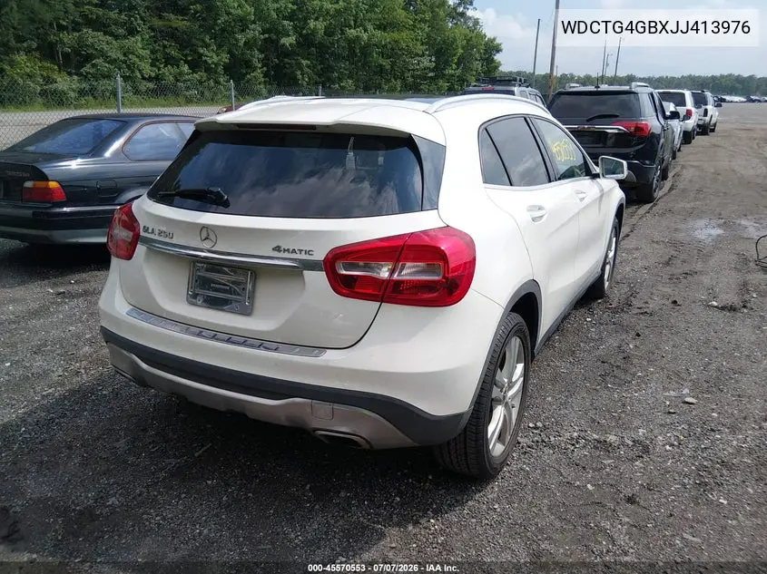 2018 Mercedes-Benz Gla 250 4Matic VIN: WDCTG4GBXJJ413976 Lot: 45570553