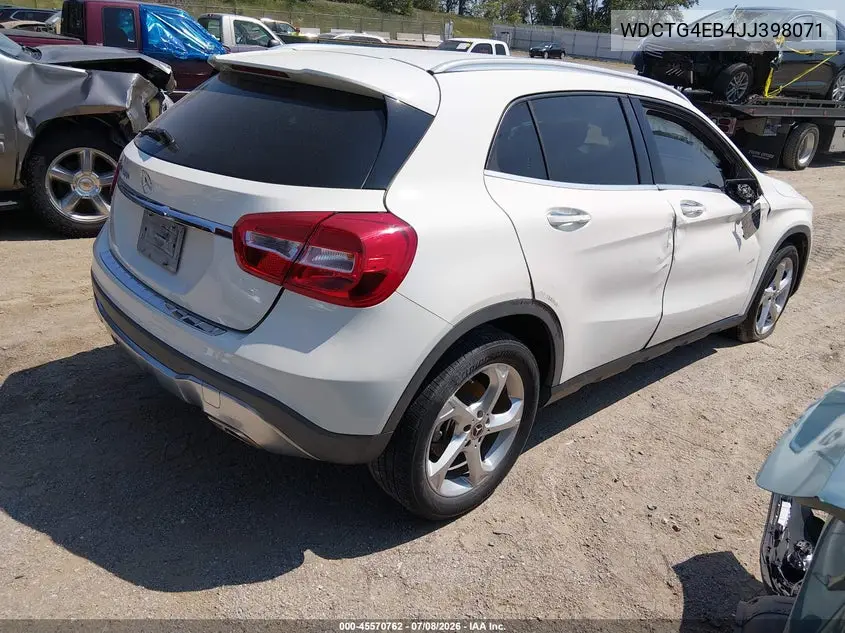 2018 Mercedes-Benz Gla 250 VIN: WDCTG4EB4JJ398071 Lot: 45570762