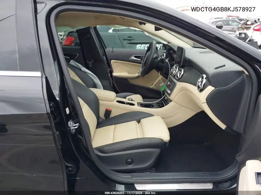 WDCTG4GB8KJ578927 2019 Mercedes-Benz Gla 250 4Matic